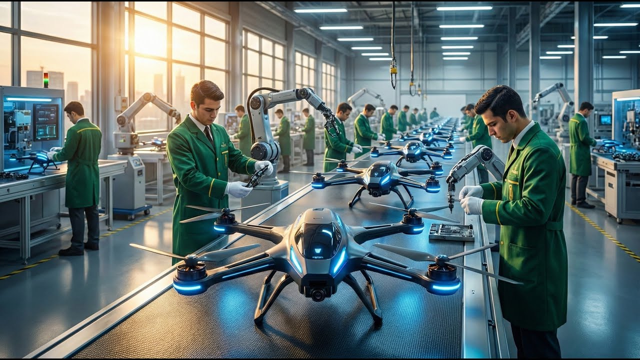 Inside the LUXURY Drone Factory: How It's Made$50,000 Drone