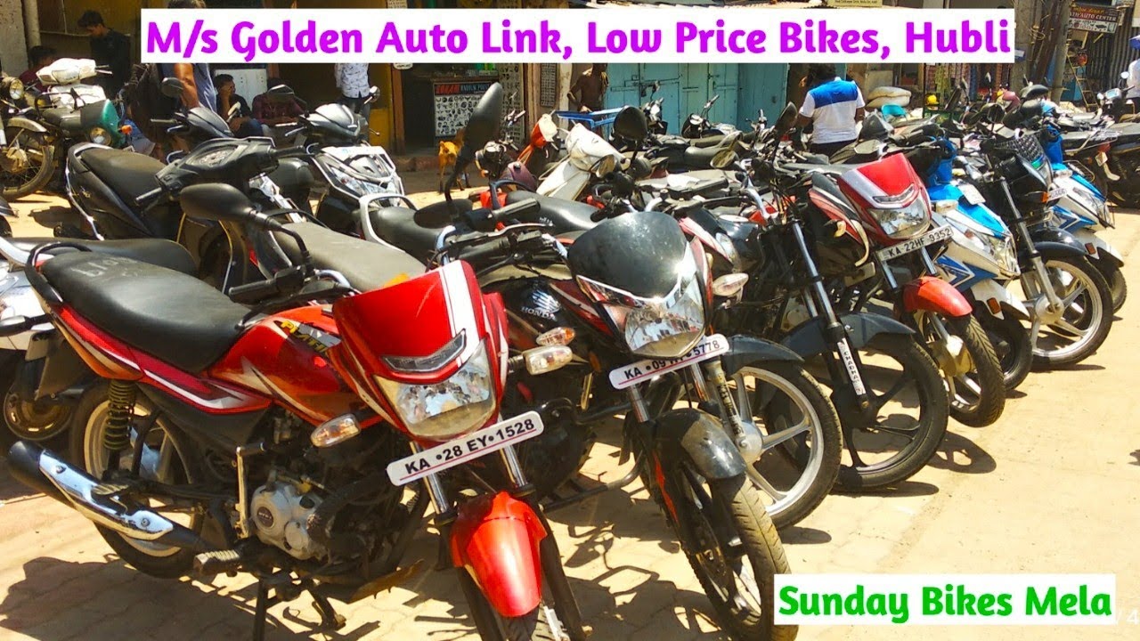 M/s Golden Auto Link Hubli / Secondhand Bikes in Very Cheap Rate / All Types of Bikes Available here