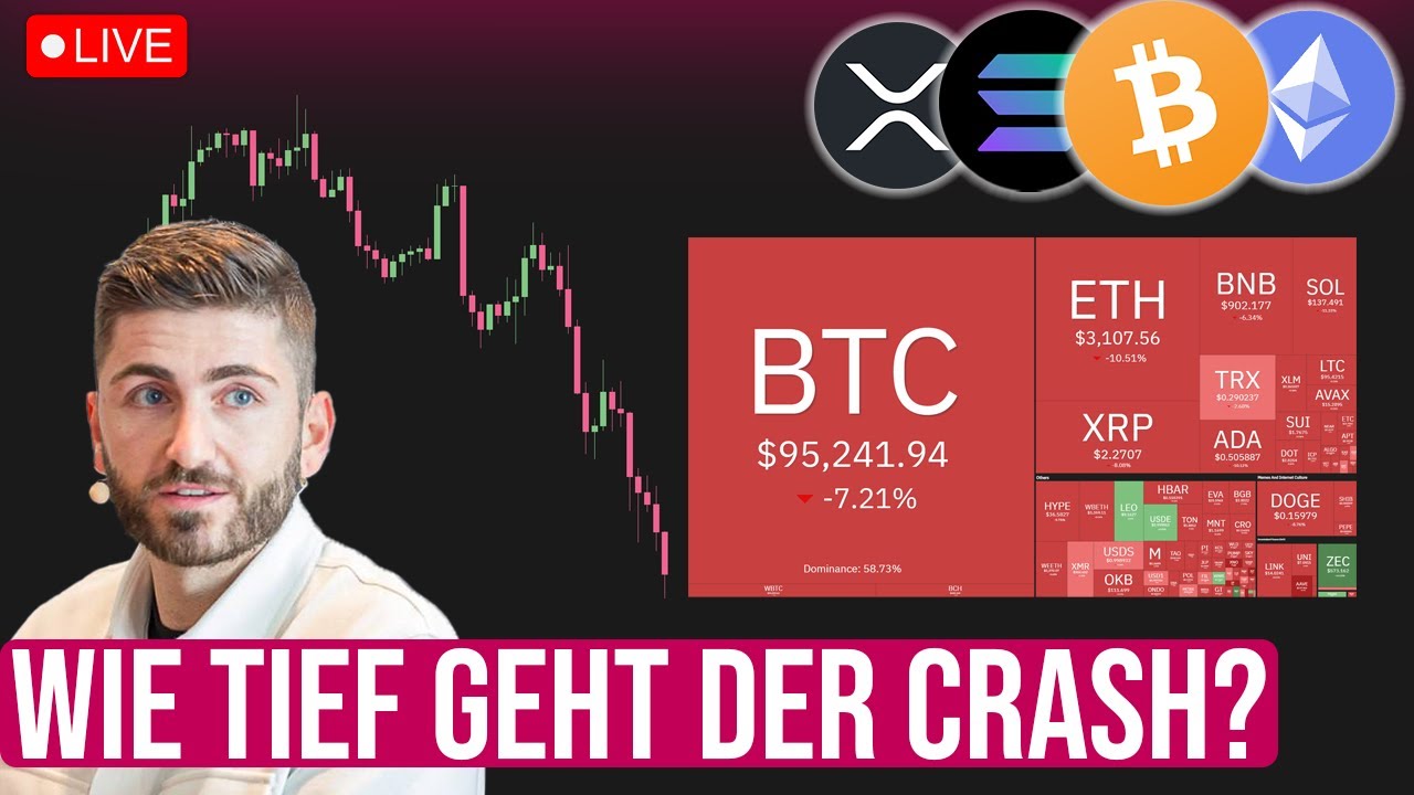 Krypto & Bitcoin Crash LIVE: Das passiert JETZT!