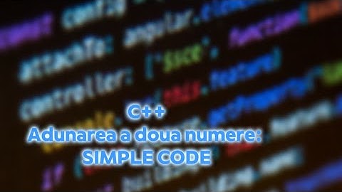 C++: Adunarea a două numere (a+b)