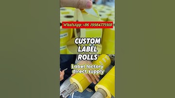 Do you know how labels are produced? Take a look at our high-quality label production workshop！