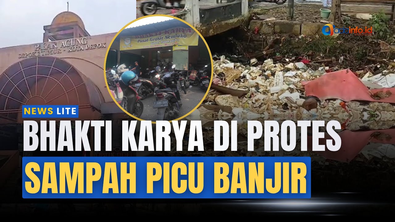 DEPOK MEMANAS! HAJI ILEGAL TERBONGKAR, PEDAGANG PROTES, SAMPAH KALI PICU BANJIR #adainfo #newslite