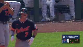 Kevin McGonigle's 12th home run of the 2026 season is a 2-run shot