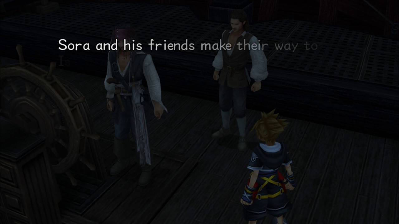 Kingdom Hearts II Final Mix Theater Mode Scene 247- Isla de Muerta