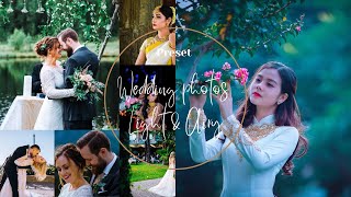 How to Edit Wedding Photos in lightroom | Light and Airy Preset