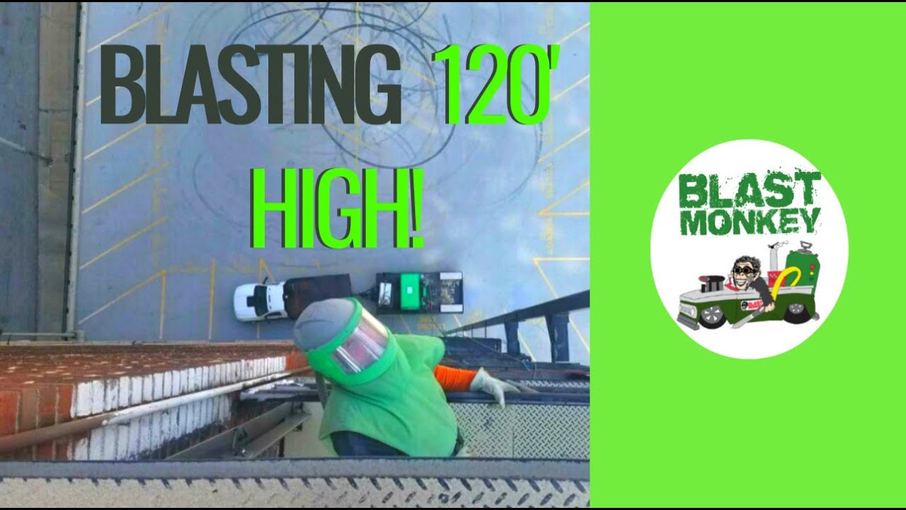 Blasting Graffiti 120' Above Ground Downtown Kansas City