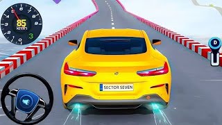 Mega Ramp Monster Car Racing 3D - Extreme Car Stunts - Android Gameplay screenshot 4