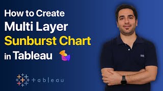 Easily and beautifully Sunburst Chart  How to Create Multi Layer Sunburst Chart in Tableau