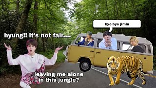 காட்டில் தனியாக நின்ற Jimin 🐥🌳| Bon Voyage Ep 6 (part 2)