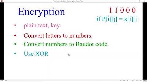 Security Lab: vernam (one time pad)