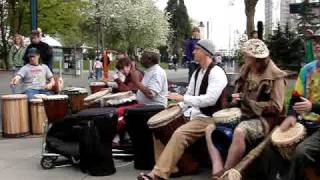 Hippie Thunder Drummers - Global Percussion Festival, Seattle Center