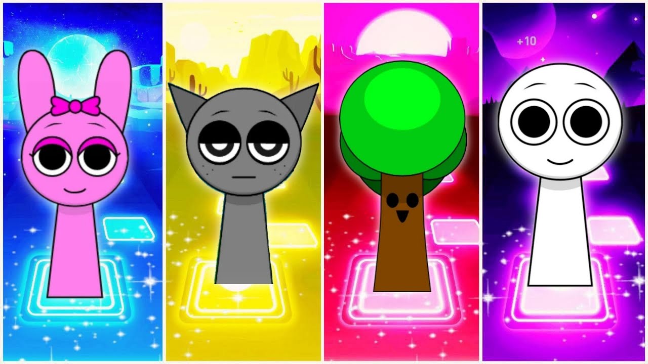 ⚡ Incredibox Sprunki | Tiles Hop EDM 🎧 – Neon Surge