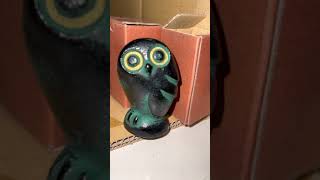 ＃フクロウ、＃南部鉄置物、オブジェ、文鎮にも、6cm小フクロウ