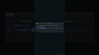 Part 4: Learning Web development basics | Details Accordion