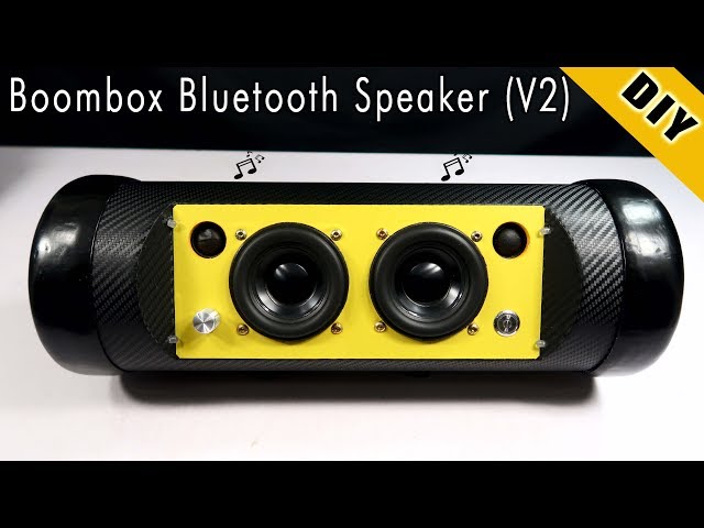 How To Make Boombox Bluetooth Speaker Using Pipe Plastic (New Version) class=