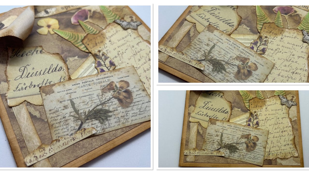 Tuto carte vintage 100% action