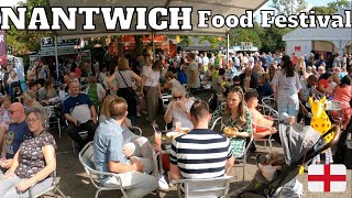 NANTWICH Food Festival Walk Tour 2023 4k