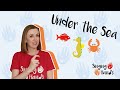 Makaton topic  under the sea  singing hands