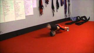 Medicine Ball Burpee Explosive Throw - exercise of the week