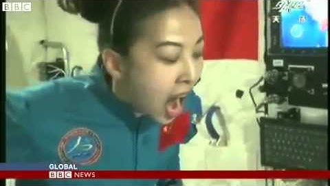 Video  Chinese Astronaut Delivers Lecture from Space First Time Ever