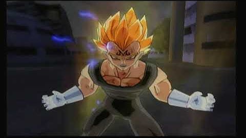Dragon Ball Z: Budokai Tenkaichi 3 (Wii) Trunks (Sword) Super Saiyan vs Vegeta (End) Majin