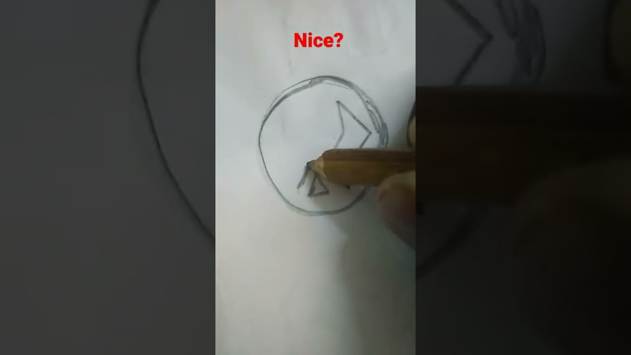 3D marvel doctor doom logo drawing (don't mistake me if it's not nice (just try (connects dots