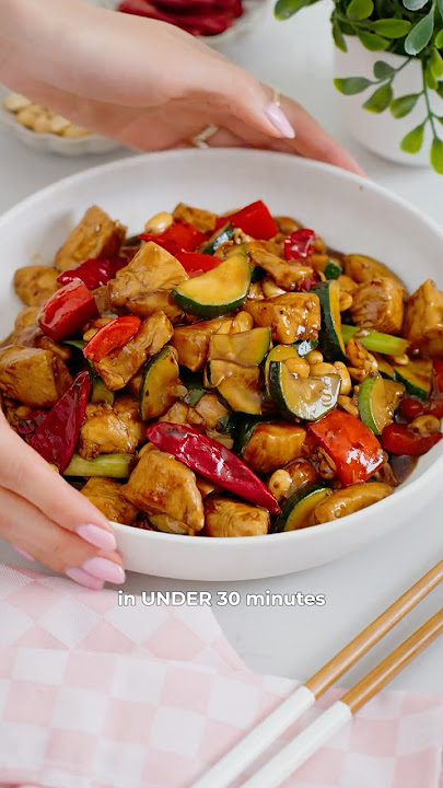 25 min Kung Pao Chicken 😍  #easyrecipe