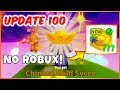 Update 100 new world update  i got the chinese gold sycee without robux  wfs  roblox