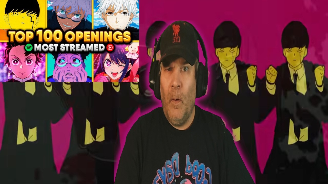 Killer Music!!!! Top 100 Most Streamed Anime Openings of All Time (SPOTIFY & YT MUSIC)| Reaction