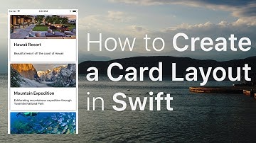 How to Create a Card Layout in Swift (UICollectionView)