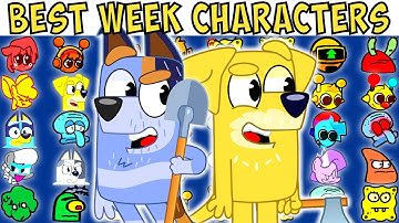 ALL BEST WEEK CHARACTERS TEST | FNF Character Test | Gameplay VS Playground