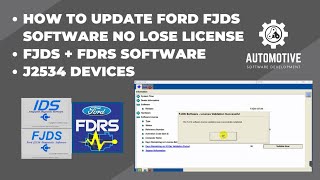HOW TO UPDATE FORD FJDS SOFTWARE NO LOSE LICENSE | FJDS + FDRS SOFTWARE