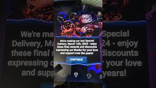 Fnaf ar is ly shutting down