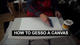 HOW TO PRIME A CANVAS | learn to paint | acrylic painting | #clive5art