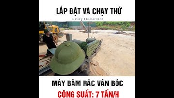 ✅Máy Băm Rác Ván Bóc Công Suất 7 Tấn/h/ Cơ Khí Hồng Nho 0334 496 696