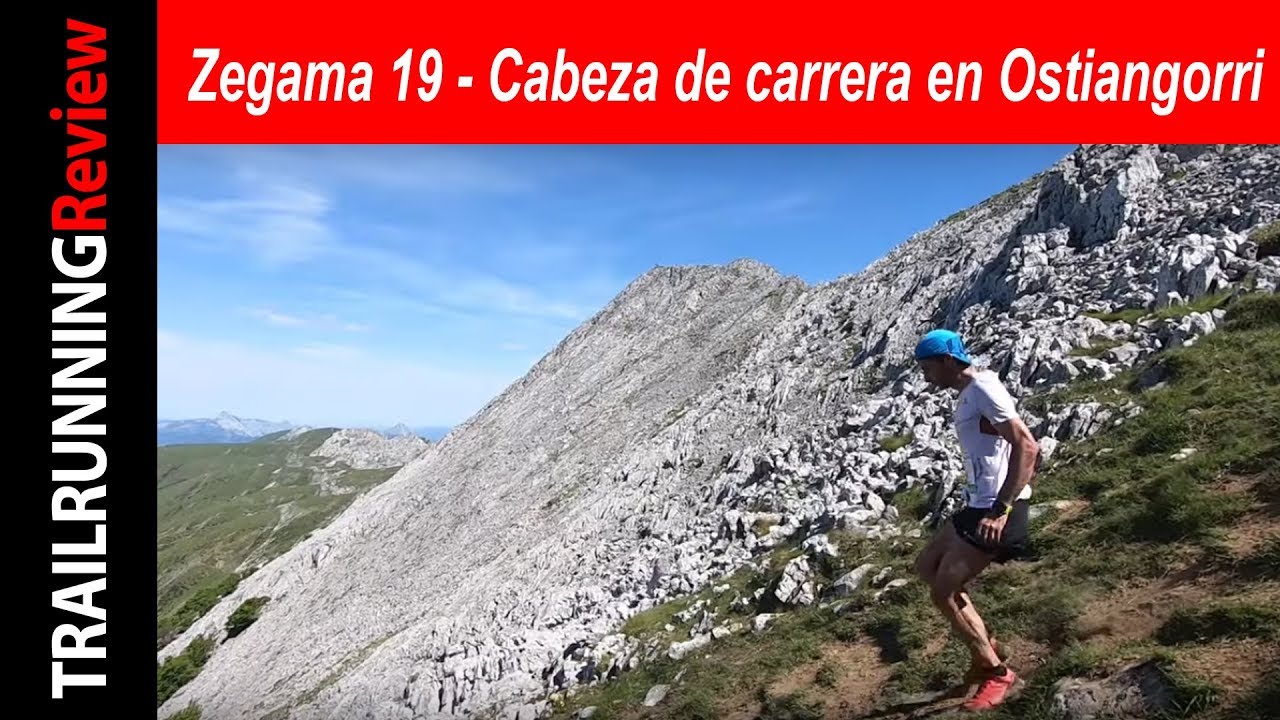 Zegama 2019 - Bajada "Ostiangorri" de la cabeza de carrera - YouTube
