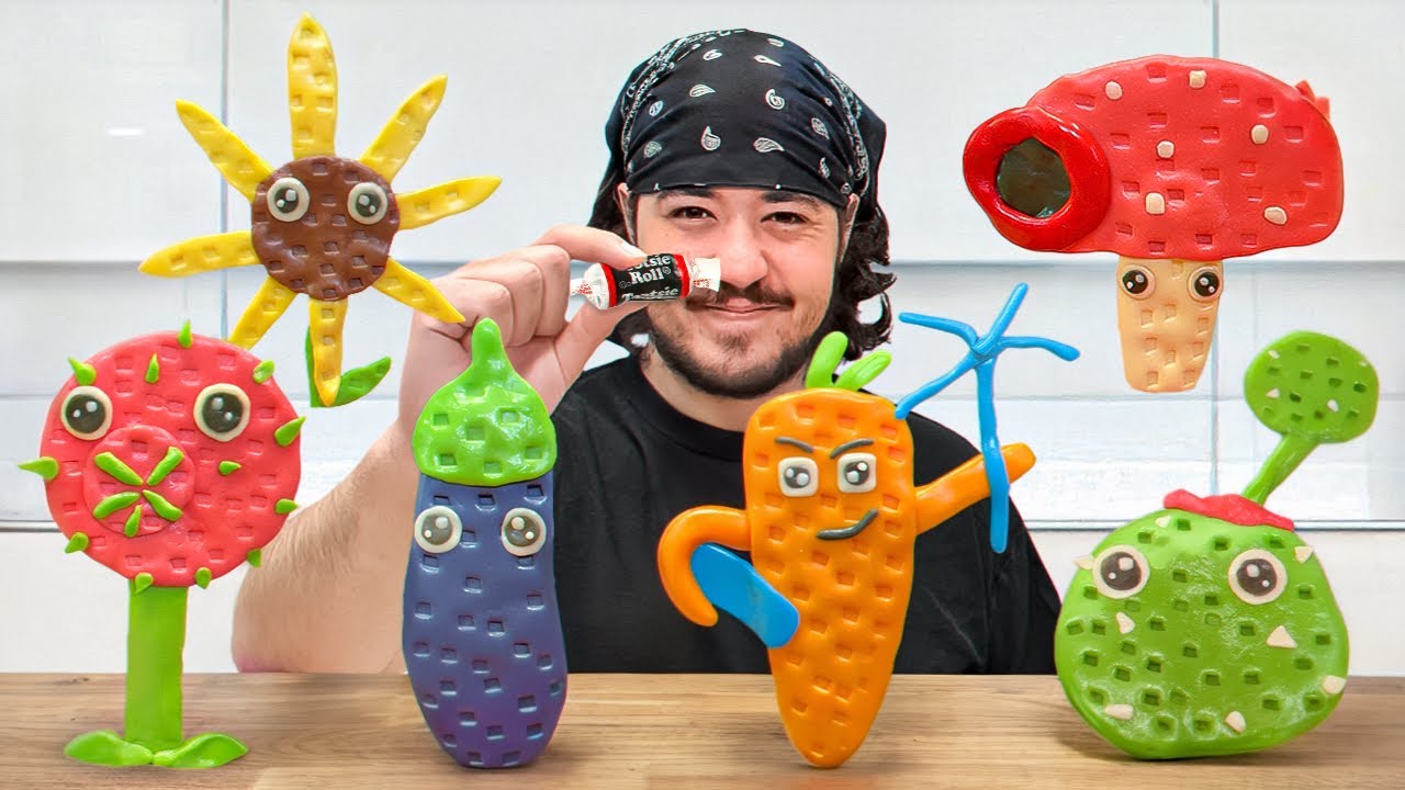 I Made PLANTS VS BRAIN ROTS Using CANDY! - YouTube