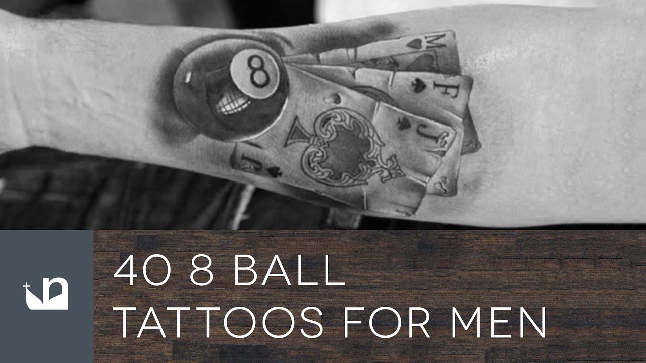Traditional tattoo a 8 ball Royalty Free Vector Image