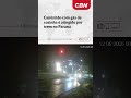 Caminhão com gás de cozinha é atingido por trem no Paraná