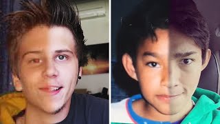 YouTubers famosos antes y después