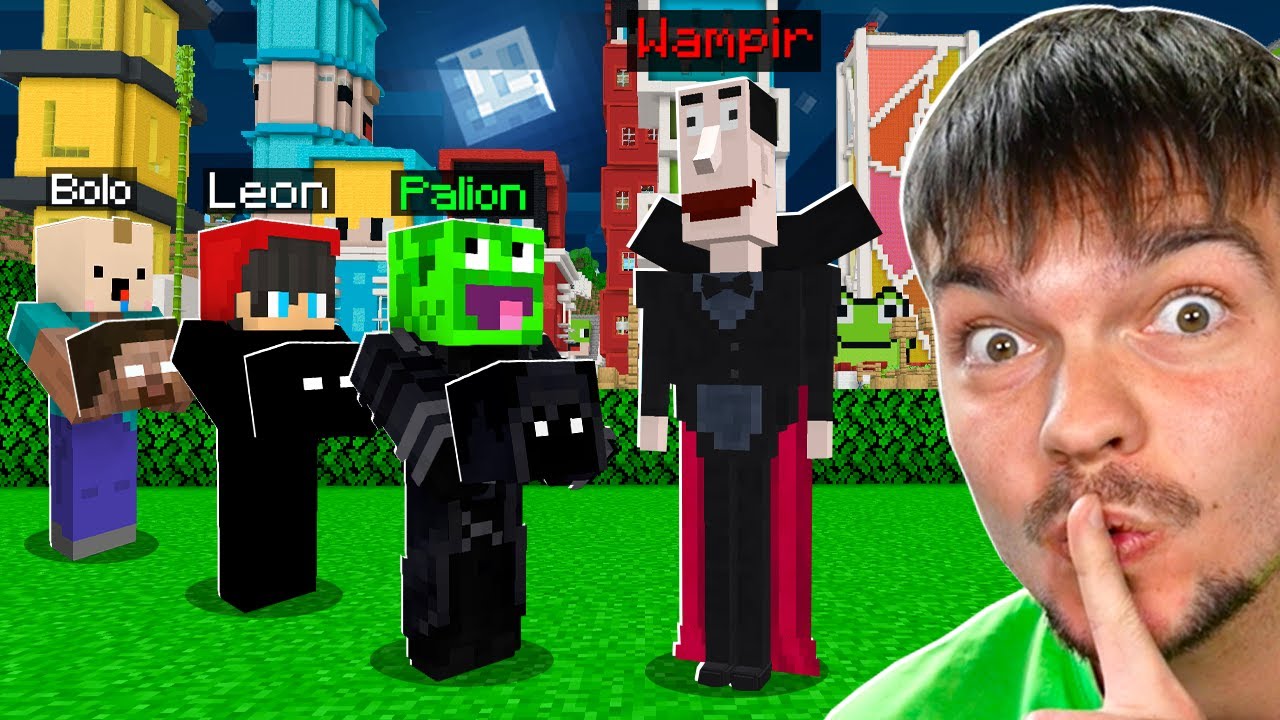 PRZEBRALIŚMY SIĘ ZA STRASZNE POSTACIE ŻEBY DOŁĄCZYĆ DO WAMPIRA w Minecraft!