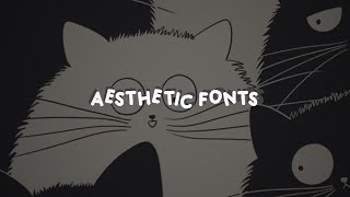 40 aesthetic fonts [beserta link] daFont ☁️ screenshot 5