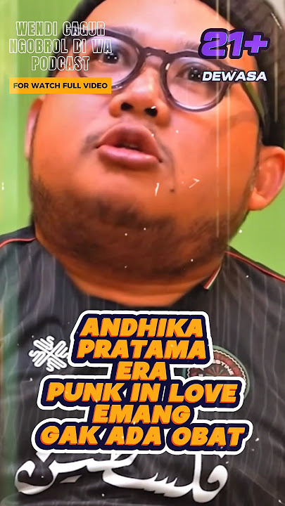 Andhika Punk in love is really epic 🤣 #podcast #podcastclips #shorts