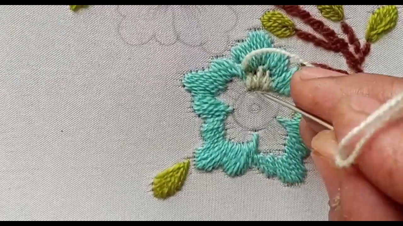 Beautiful embroidery designs for girls' clothes|| kashida Kari | by Farwa Embroidery