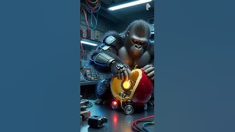 【AI】 gorilla #AI #Short #Shorts #animal