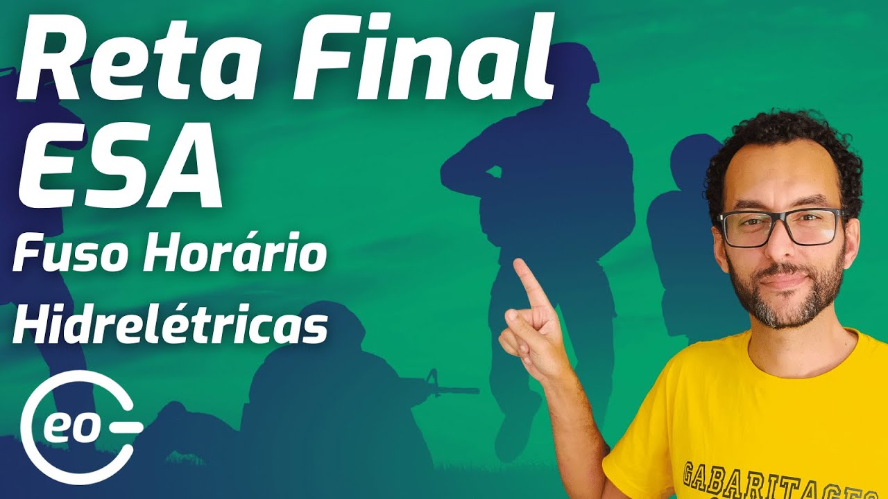 GEOGRAFIA PARA ESA | QUESTÕES | GEOGRAFIA DO BRASIL | FUSO HORÁRIO E HIDRELÉTRICAS|