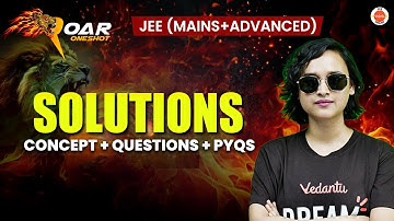 Complete Solutions | JEE 2025 | All Concepts And Questions | Nabamita Ma