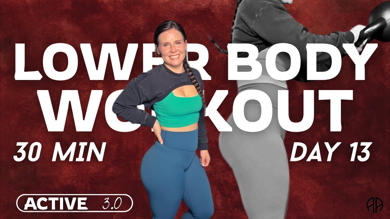 30 Min Lower Body Dumbbell Workout at Home 🔥 Supersets Strength ...