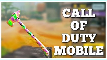 Call Of Duty Mobile Axe melee Weapon Gameplay