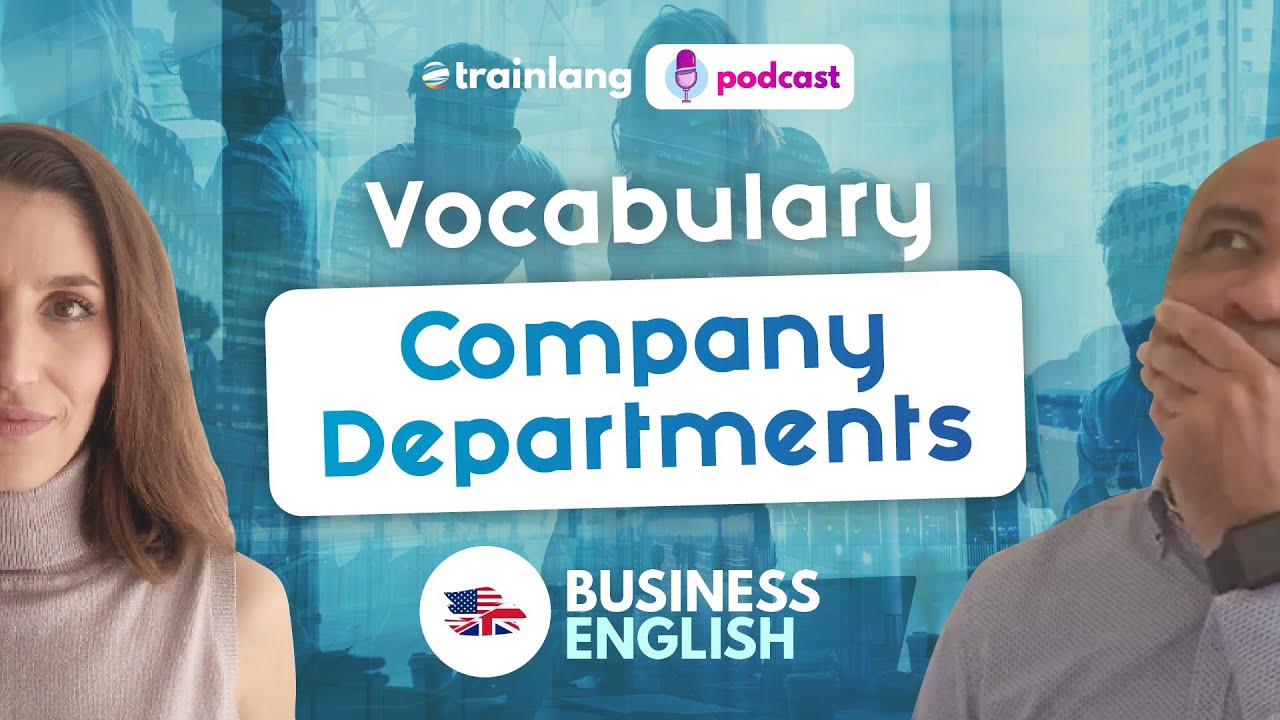 8 Vocabulary Company Departments Business English YouTube
